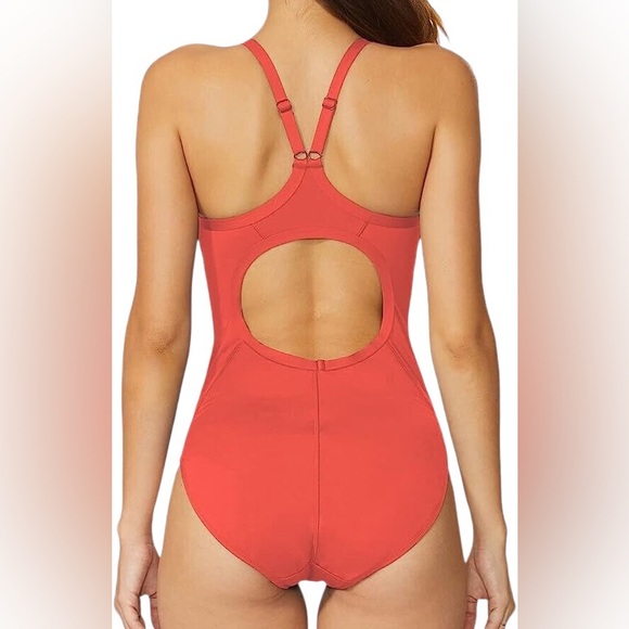 BALEAF womens red racerback athletic competitive swimsuit size 36 NWT - Picture 4 of 9